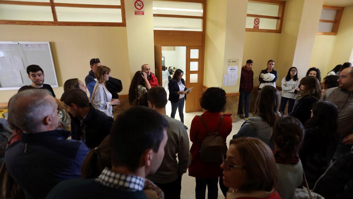 Oposiciones a enfermería celebradas en Salamanca.