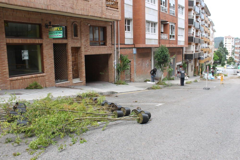 La serie "La Zona" rueda en Pravia y Gijón