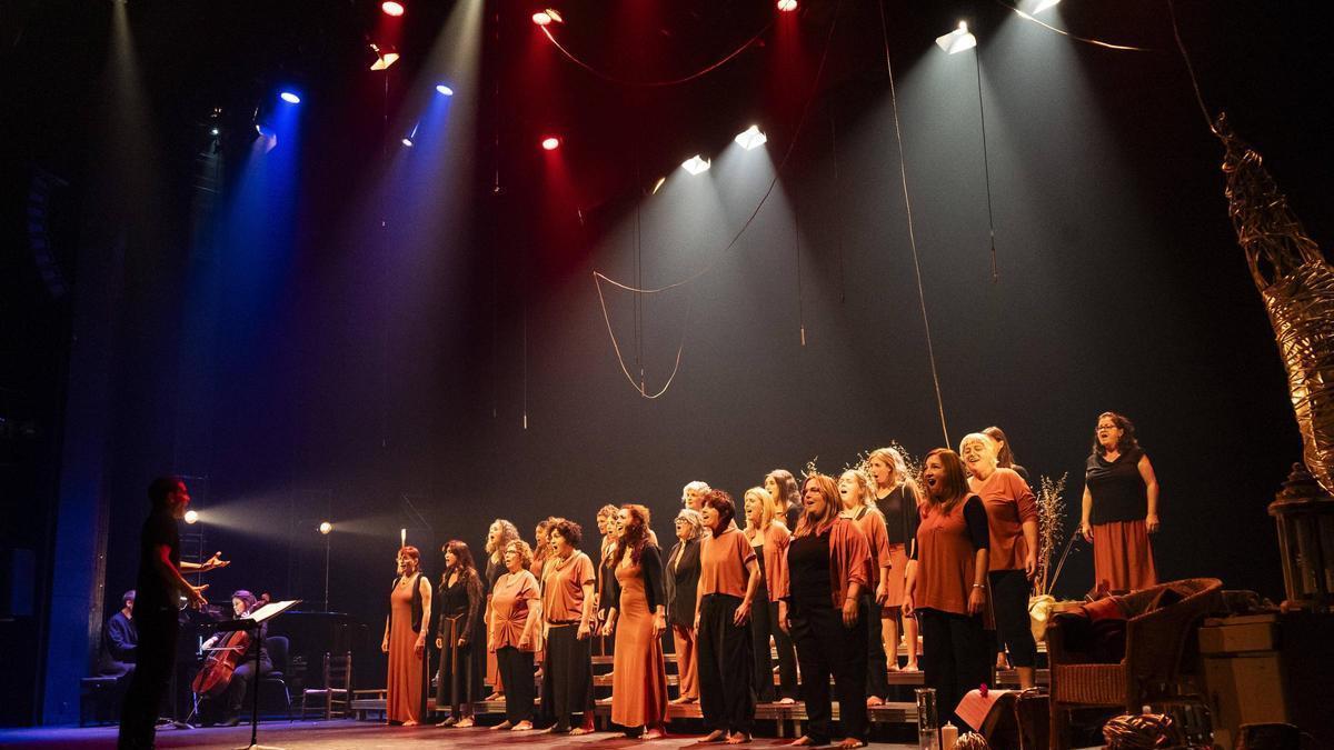 El Cor de Teies, en l'estrena del concert "Kintsugi", l'any passat