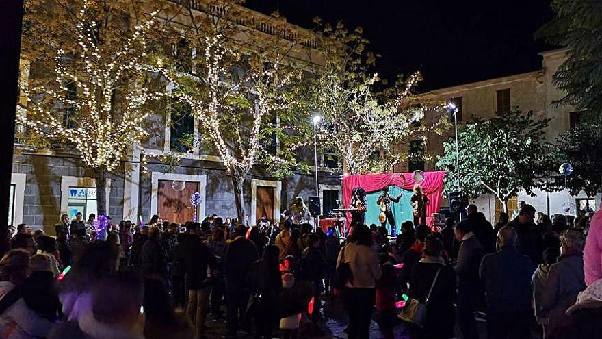 Encendido de luces navideñas en Porreres