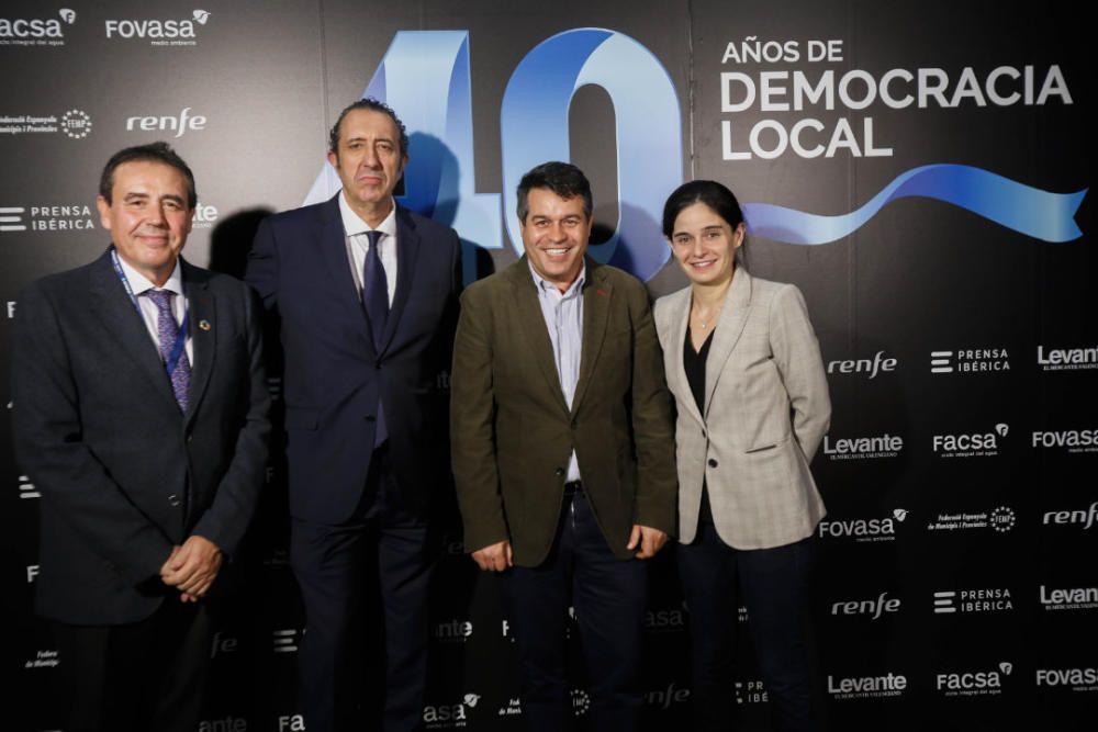 Gala de los 40 años de democracia local en Levante-EMV
