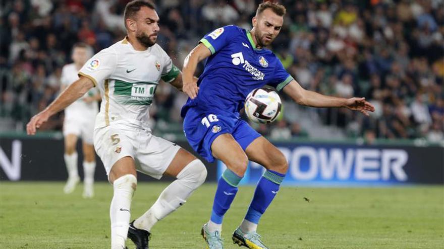 Resumen, highlights y goles del Elche 0-1 Getafe de la jornada 12 de LaLiga Santander