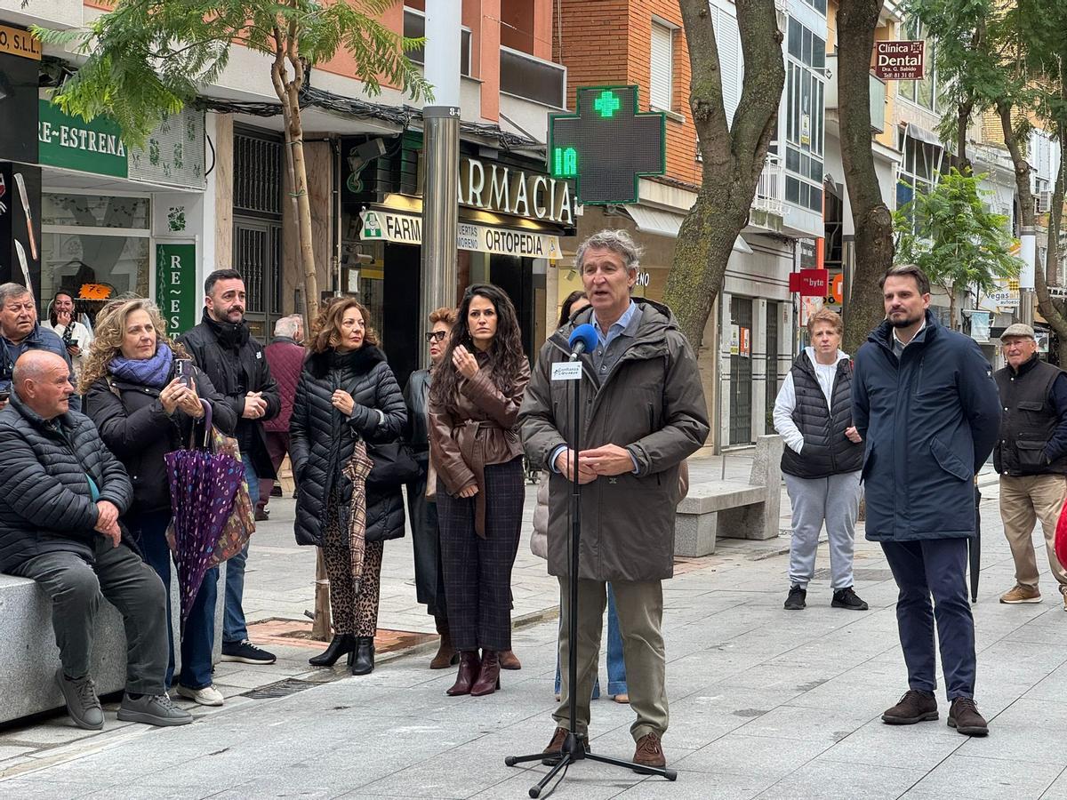 Fotogalería | Feijóo se pasea por Don Benito