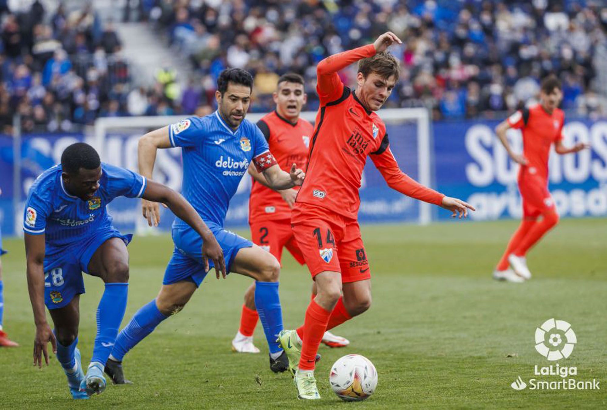 Las imágenes del Fuenlabrada - Málaga CF de LaLiga SmartBank