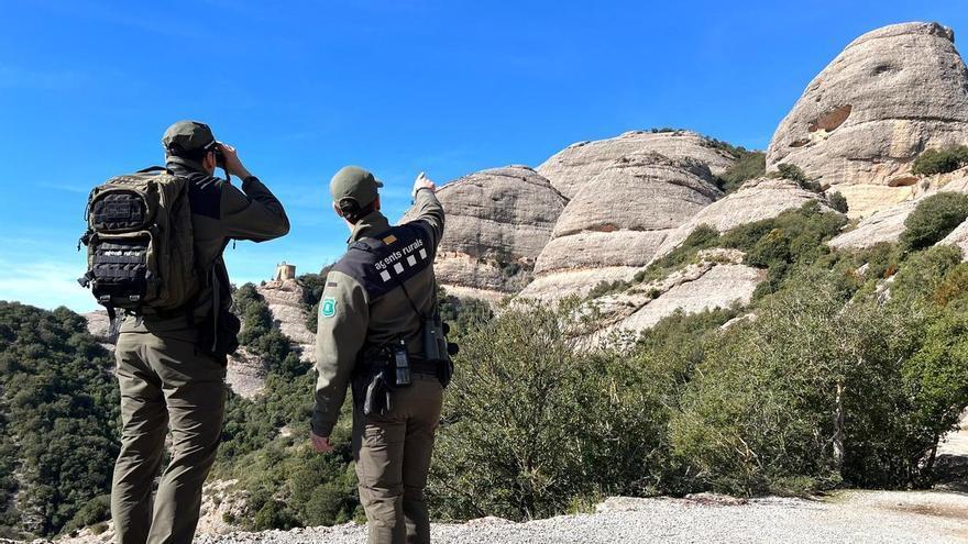 Els agents rurals han més que duplicat les denúncies als espais protegits del medi natural de la Catalunya Central en un any