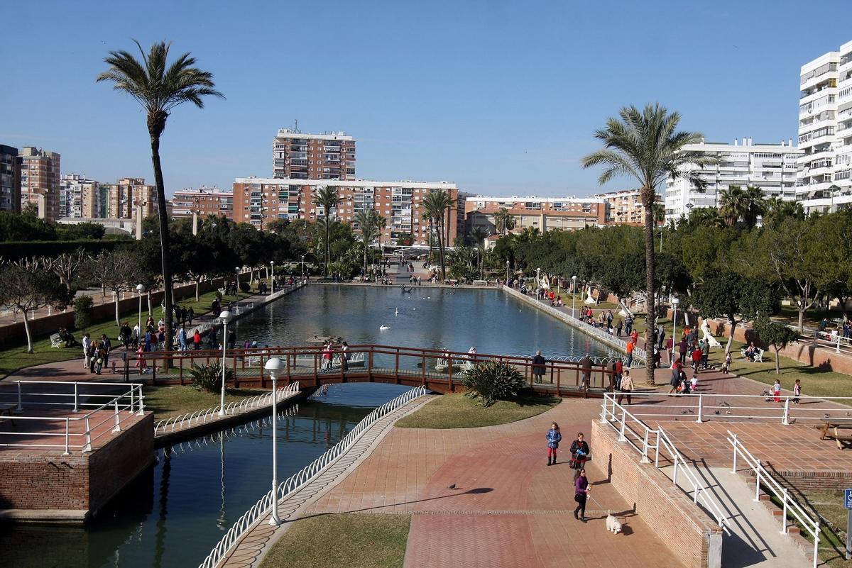 Un rincón del Parque del Oeste.
