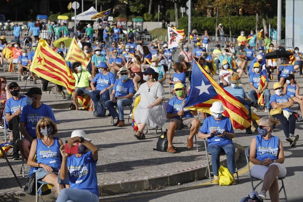 Concentració de l'ANC per la Diada a Girona