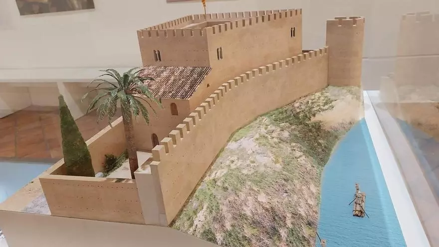 Así era la fortaleza en la que residía Jaume I en Alzira