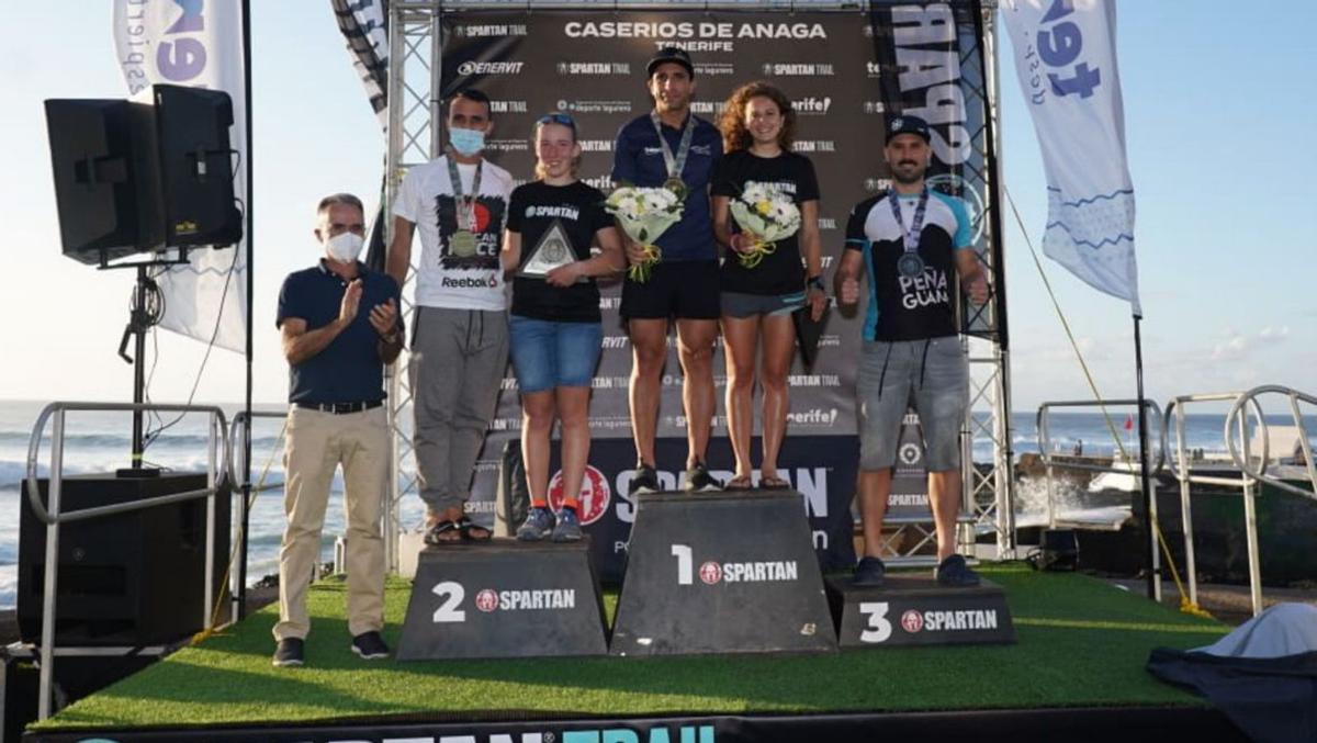Ona Sociatz e Iván Díaz ganan la reina de la ‘Spartan Trail’ lagunera