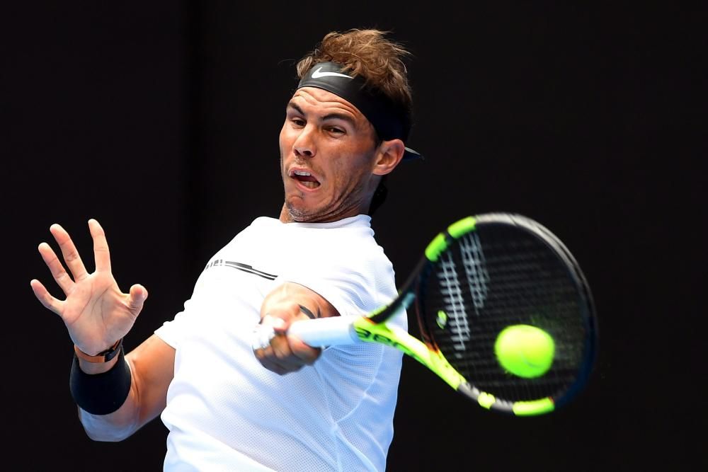 Debut de Rafa Nadal en el Open de Australia