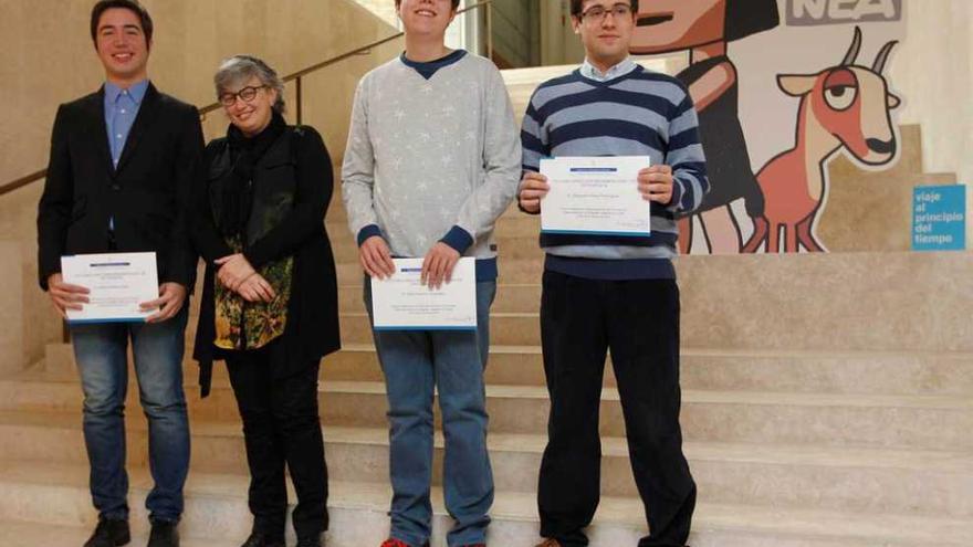 David Alonso, Ana González, Martín Álvarez y Alejandro Pérez.