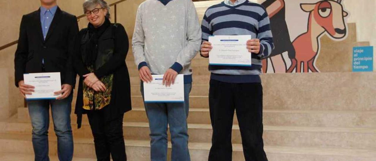 David Alonso, Ana González, Martín Álvarez y Alejandro Pérez.