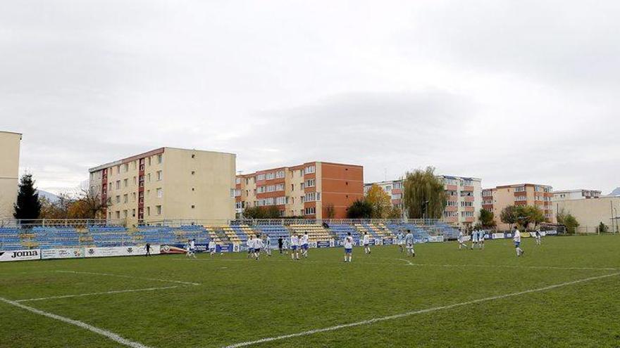 El estadio Carpati, en Brasov