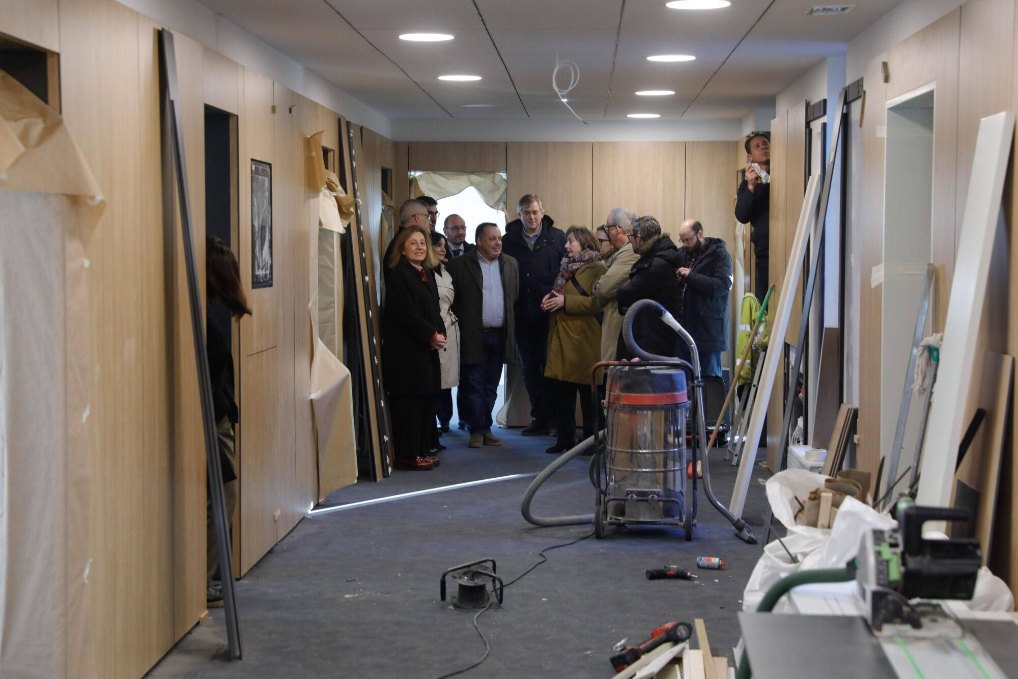En imágenes: Así avanzan por dentro las obras en la nueva sede del Conservatorio de Avilés