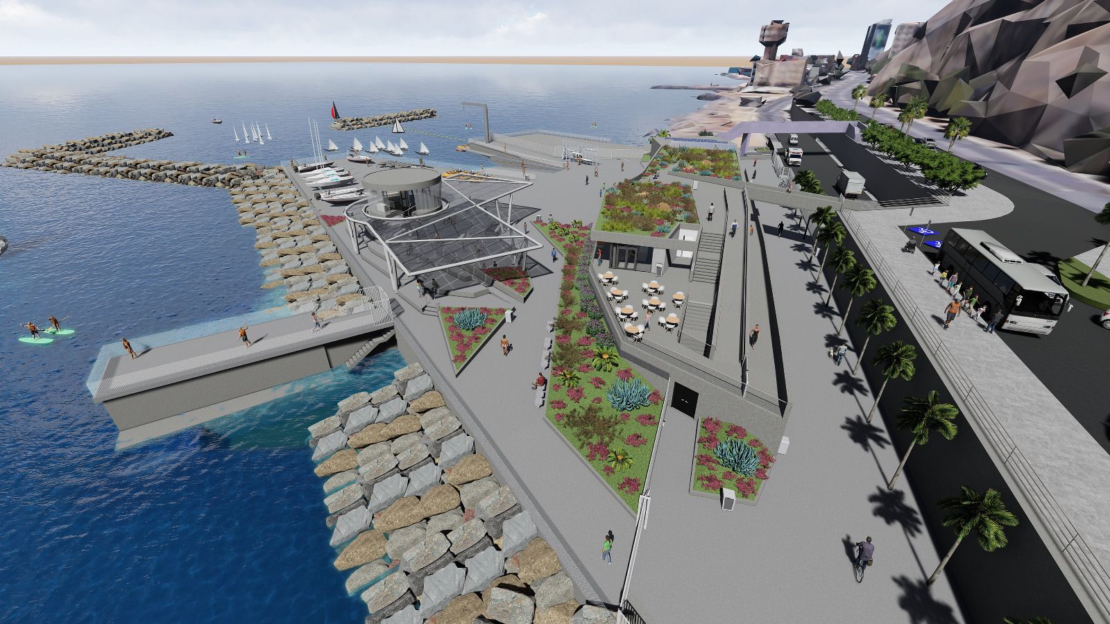 Un nuevo espacio junto al mar en Santa Cruz