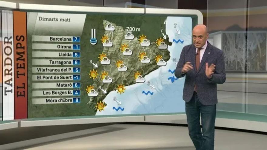 Tomàs Molina en &#039;El temps&#039; de TV3.