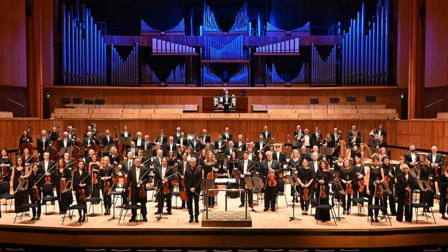 Una imagen de la Orquesta Filarmónica de Londres.