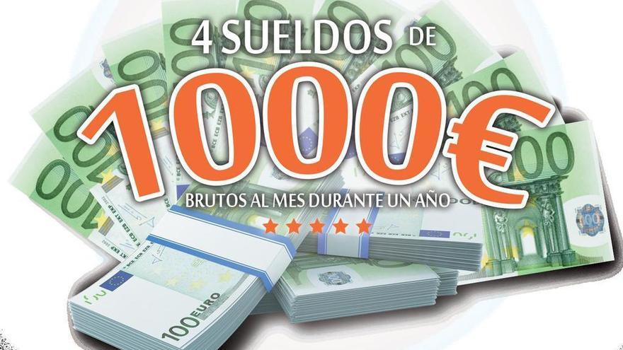 LA NUEVA ESPAÑA sortea cuatro sueldos de 12.000 euros brutos anuales.