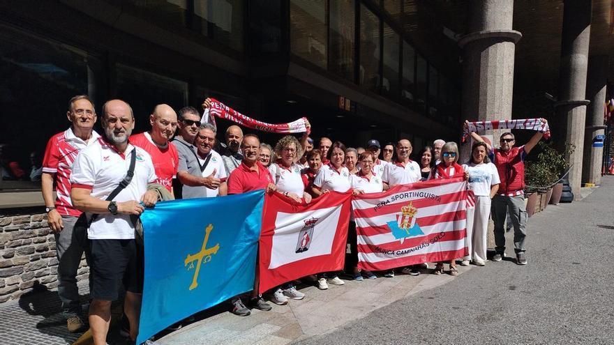 La Mareona ya se deja notar en Andorra para empujar al Sporting antes del derbi asturiano
