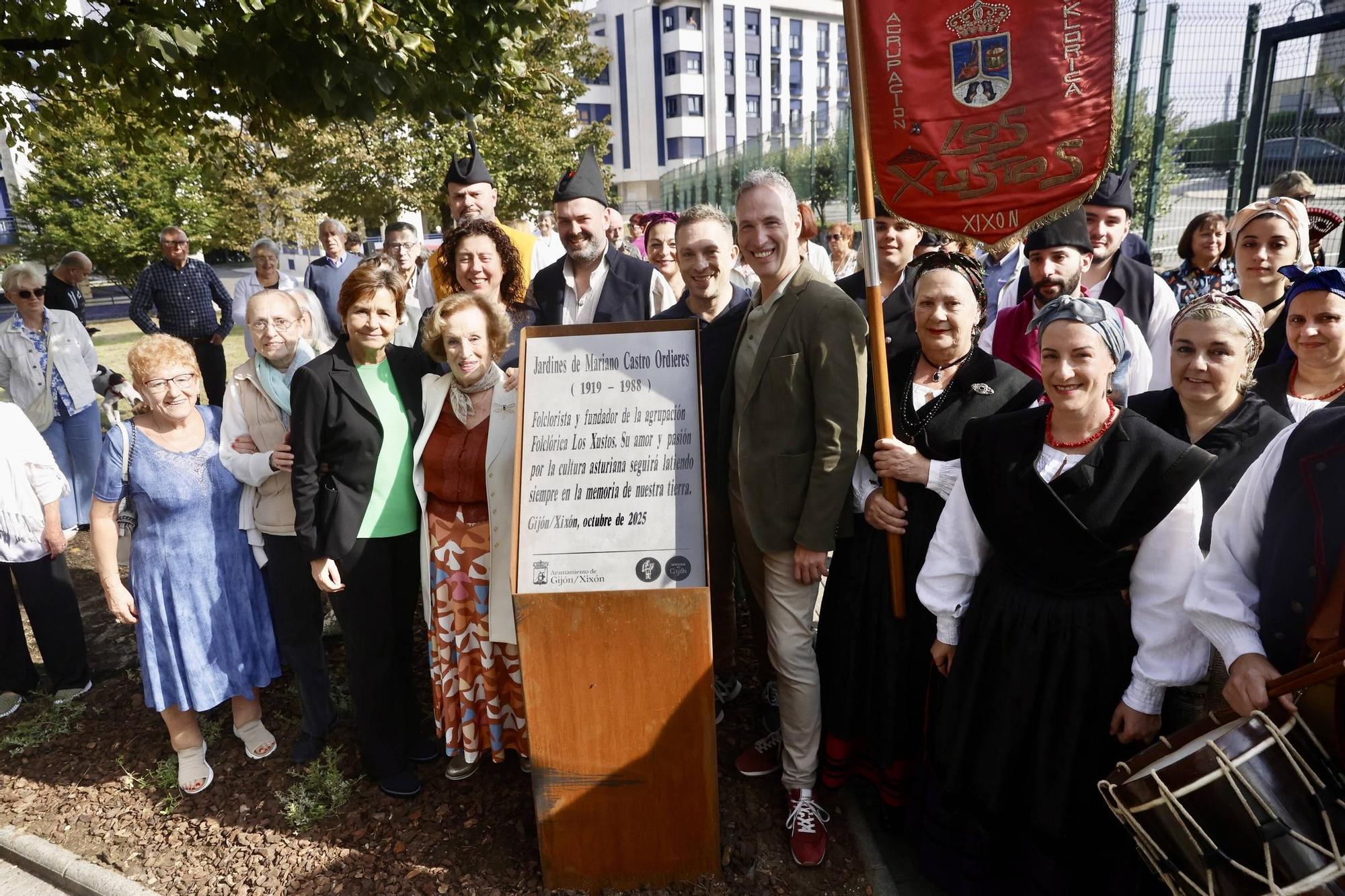 Los nuevos jardines de Mariano Castro Ordieres en Gijón, "símbolo de la tradición compartida" (en imágenes)
