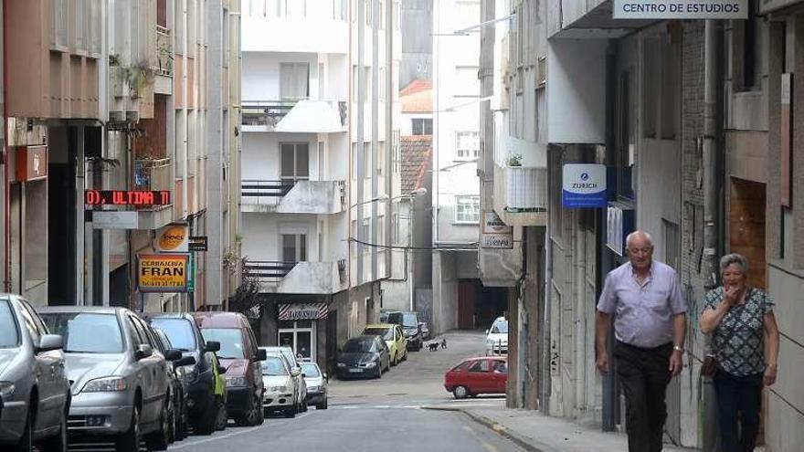 Una vista de la calle Lepanto. // R. Vázquez