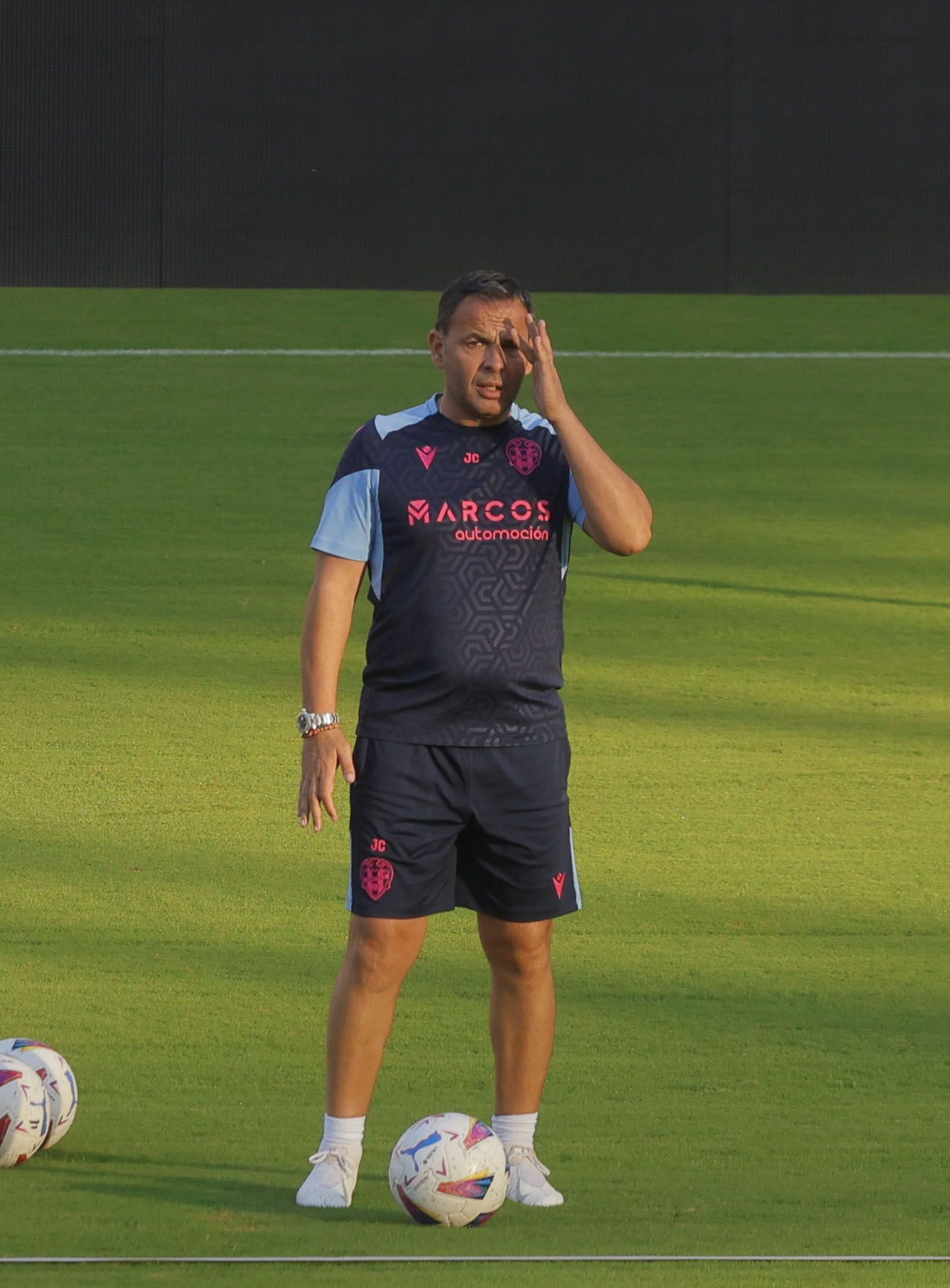 Entrenamiento del Levante UD previo al encuentro frente al Racing de Ferrol