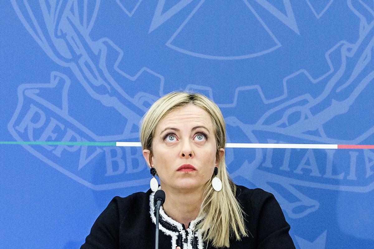La primera ministra de Italia, Giorgia Meloni.