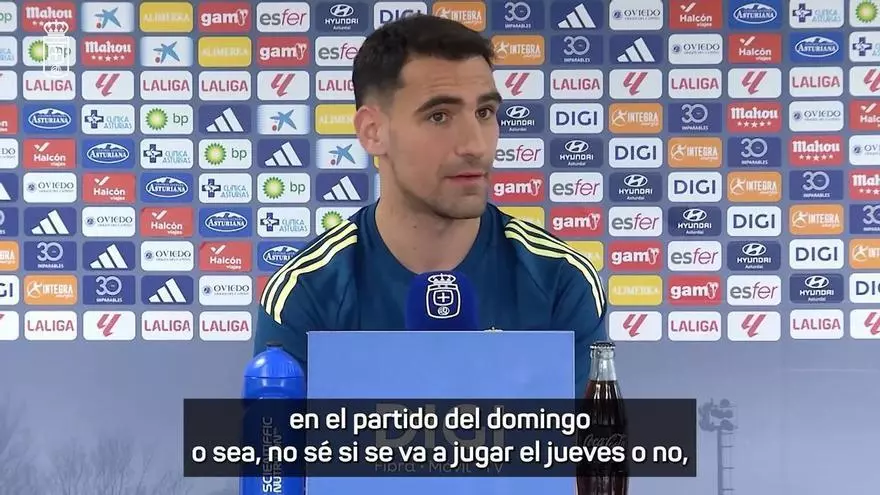 Dani Calvo, sobre la suspensión del Rayo vs. Oviedo: "Es un poco circo"