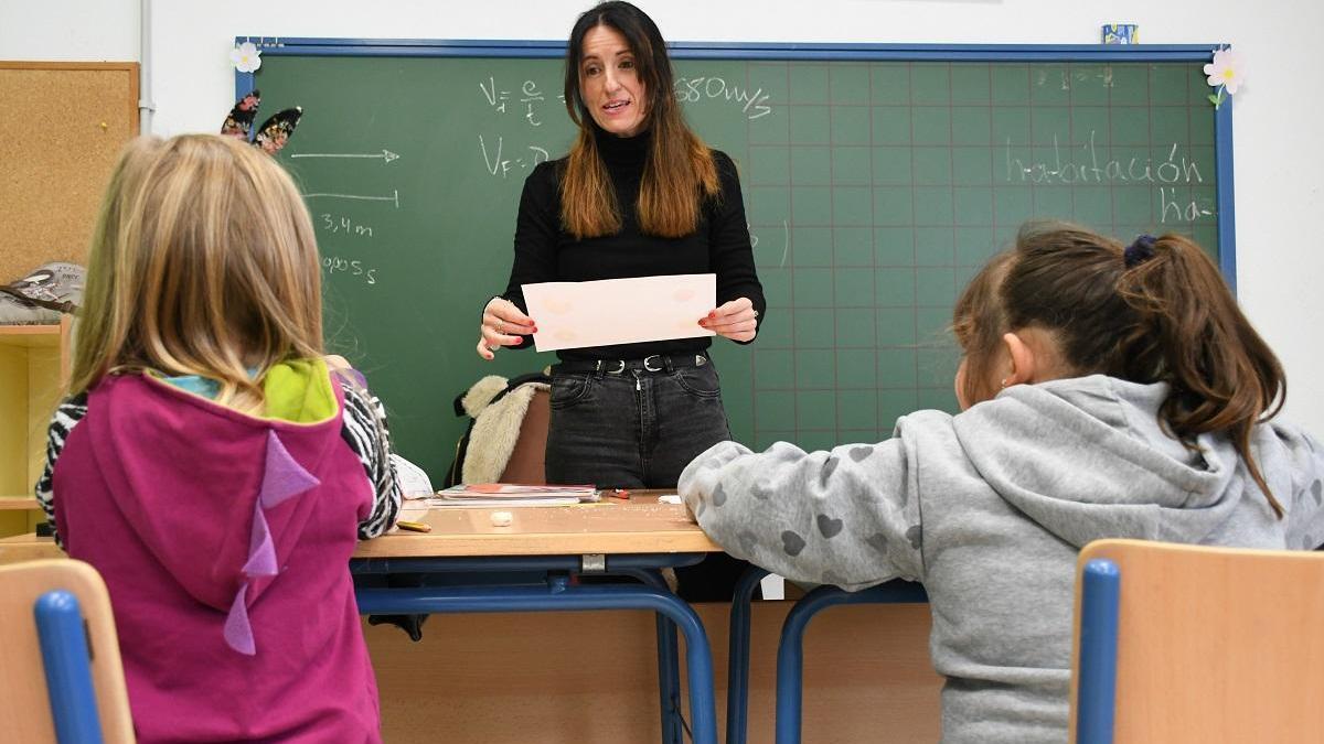 Alumnos durante una clase.