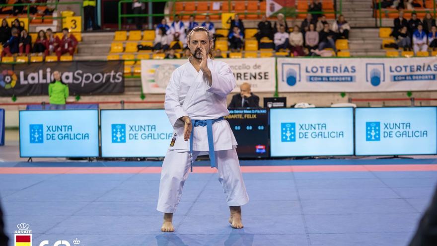 Félix Escribano se proclama campeón de España de karate adaptado