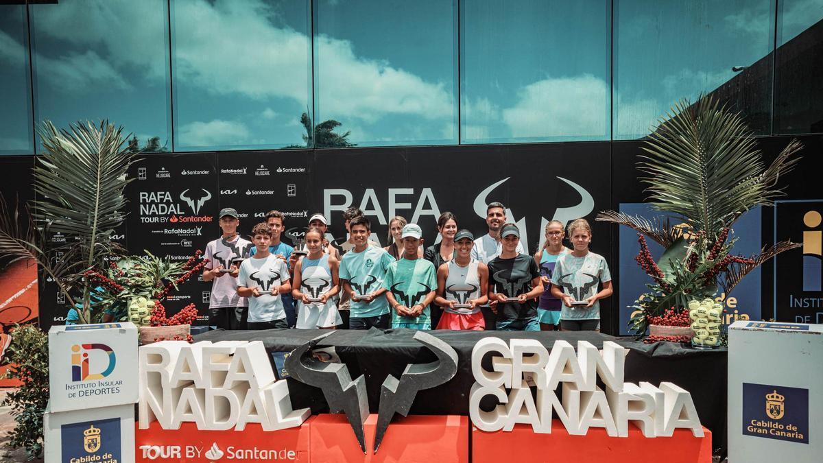 Dos tenistas canarios, campeones en el Rafa Nadal Tour Gran Canaria 2026