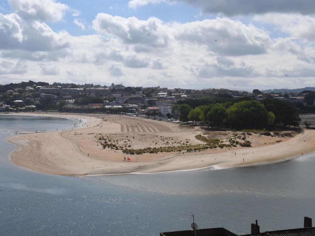 Playa de Santa Cristina en la actualidad. |   // VÍCTOR ECHAVE