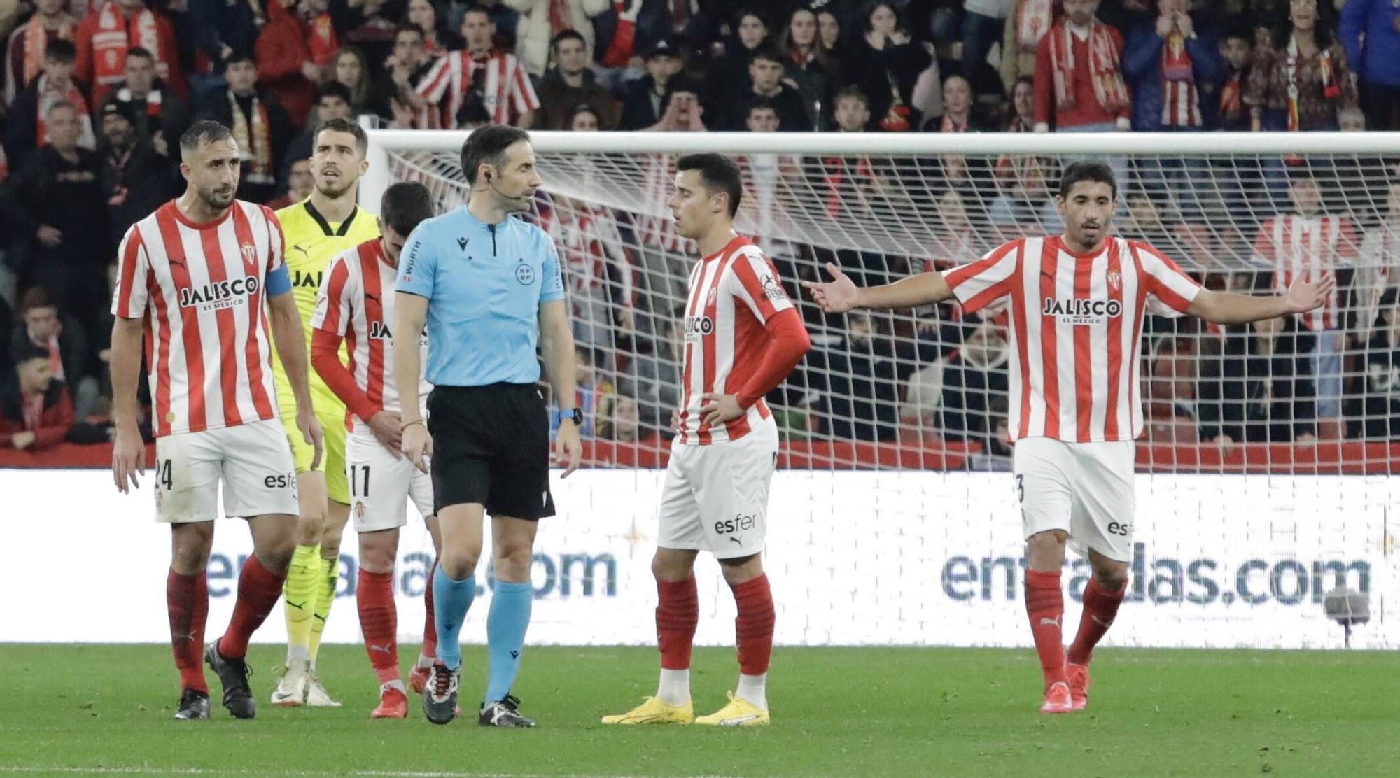 El partido entre el Sporting y el Leganés, en imágenes