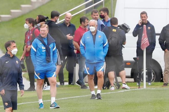 Las mejores imágenes del entrenamiento de hoy del Barça en Salzburgo