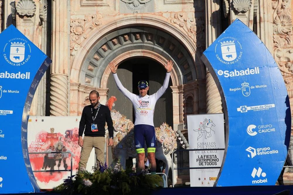 Primera etapa de la Vuelta Ciclista Murcia 2020: Llegada a Caravaca