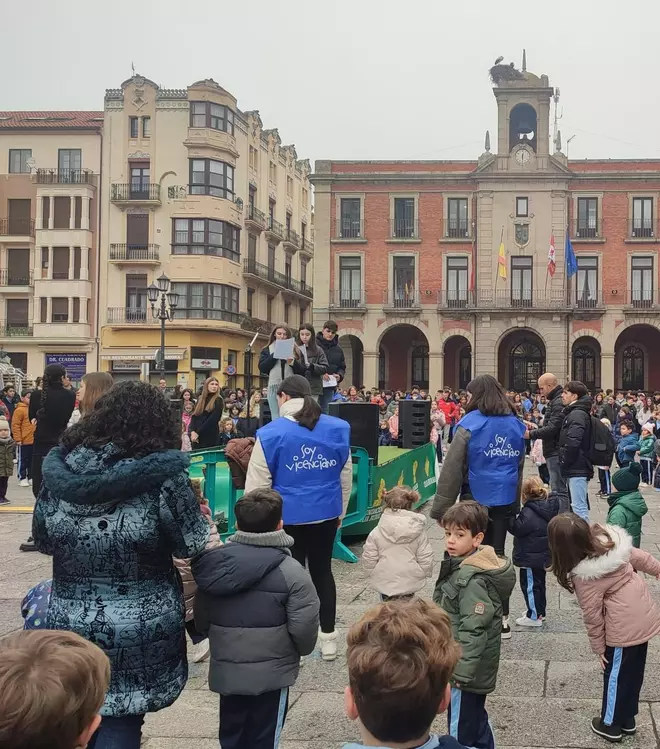 Los escolares de Zamora celebran el Día de la Paz unidos con un mismo mensaje