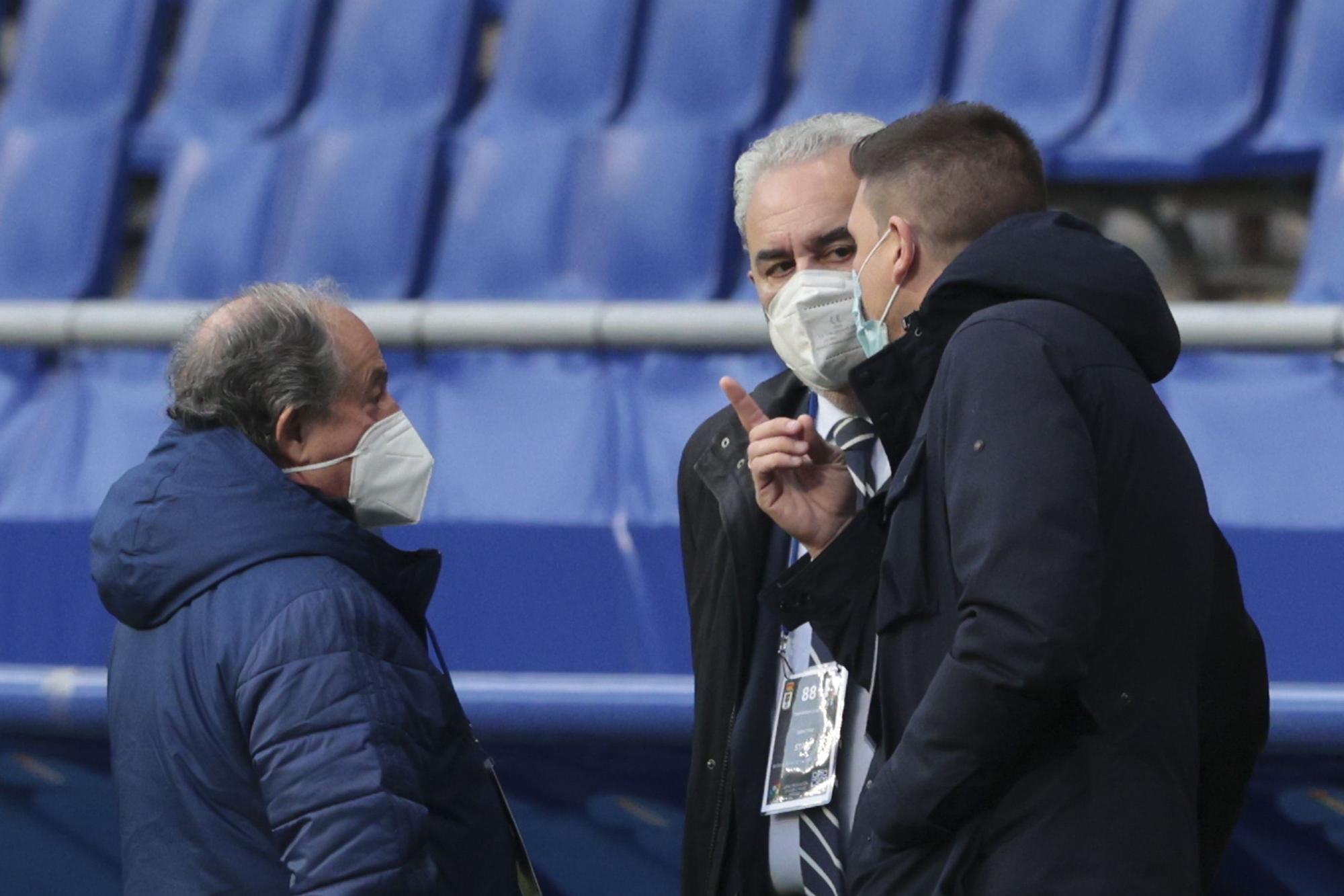 En imágenes: así fue el empate entre el Real Oviedo y Las Palmas