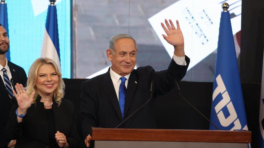 Netanyahu lidera el recuento en Israel con en torno al 80 % de los votos escrutados