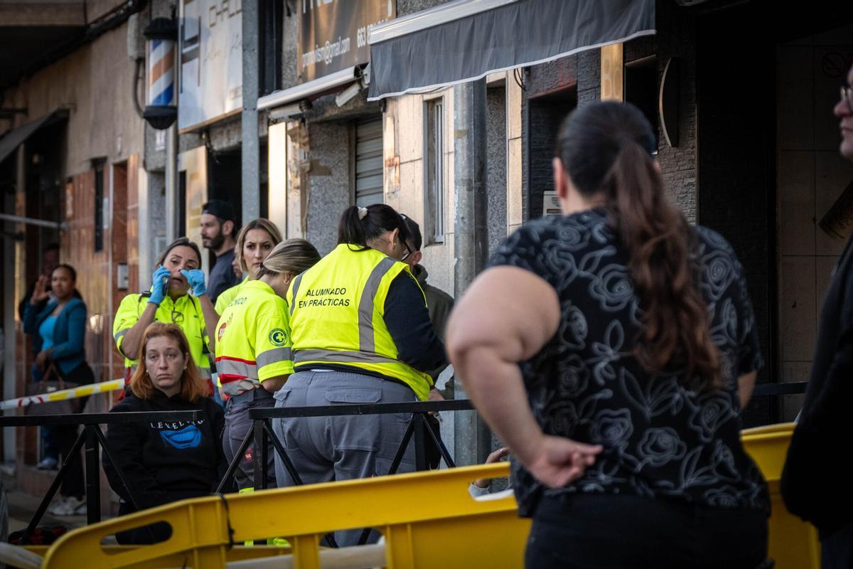 Un coche sin frenos deja siete heridos en una terraza en La Salud, en Tenerife