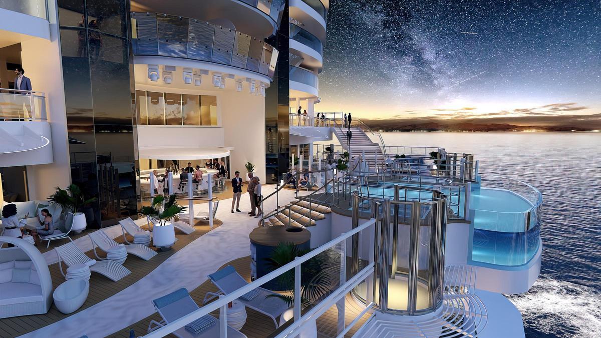 Imagen del Wake View Pool del Star Princess.