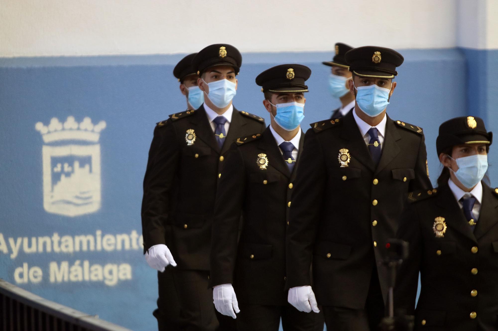 Presentación de 205 nuevos agentes de la Policía Nacional en Málaga