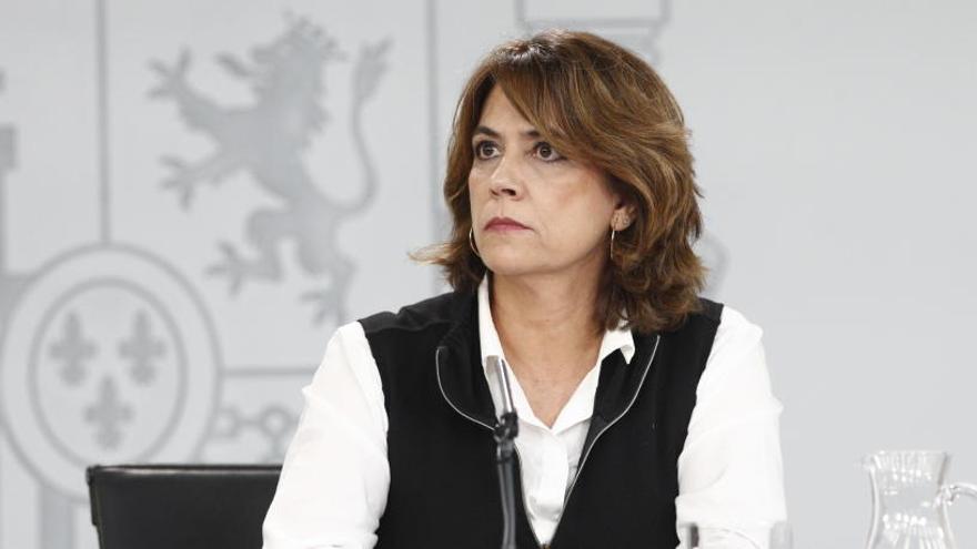 La ministra de Justicia, Dolores Delgado.