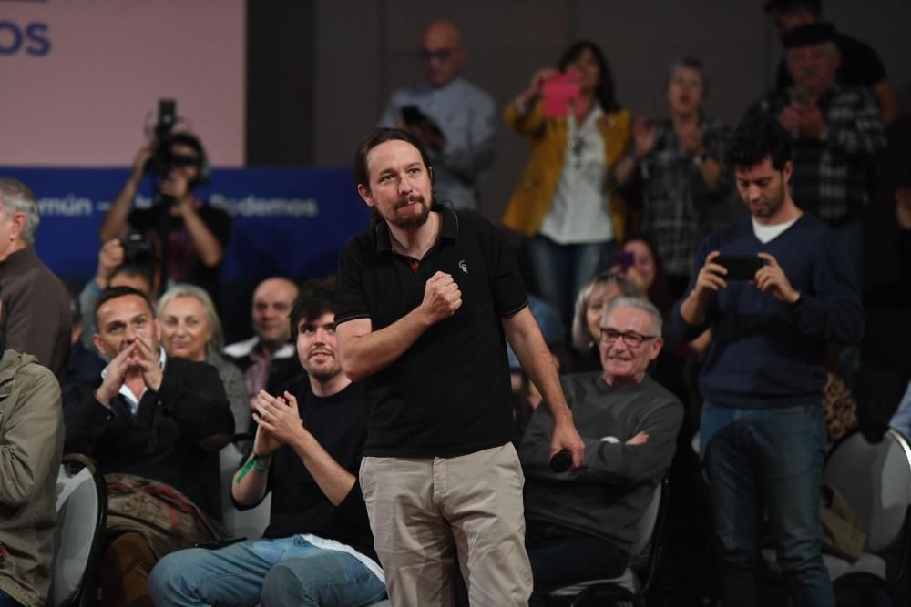 Mitin de Pablo Iglesias en A Coruña