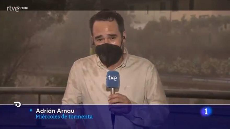 Adrián Arnau, reportero de TVE.