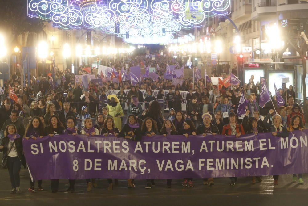 Manifestación del 8M en Alicante