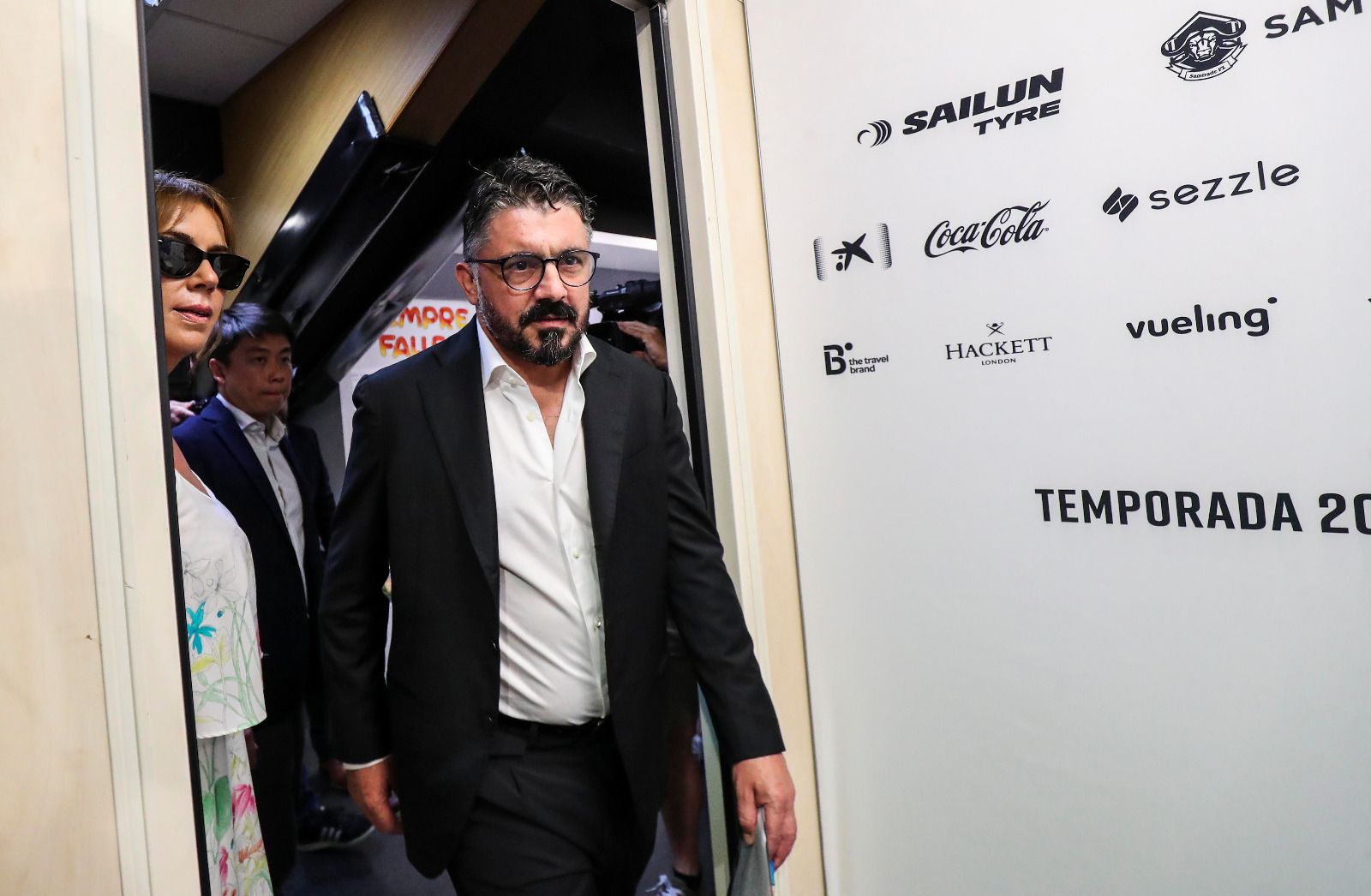 La presentación de Gattuso, en imágenes