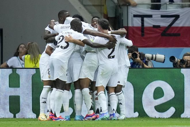 Final de la Supercopa de Europa de fútbol entre Real Madrid y Atalanta disputado en el Estadio Nacional de Polonia, en Varsovia.