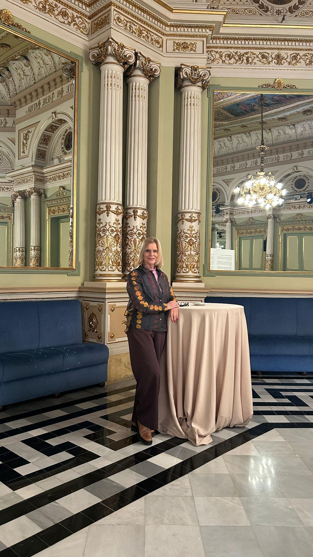 Leonor Gago en el Liceu de Barcelona