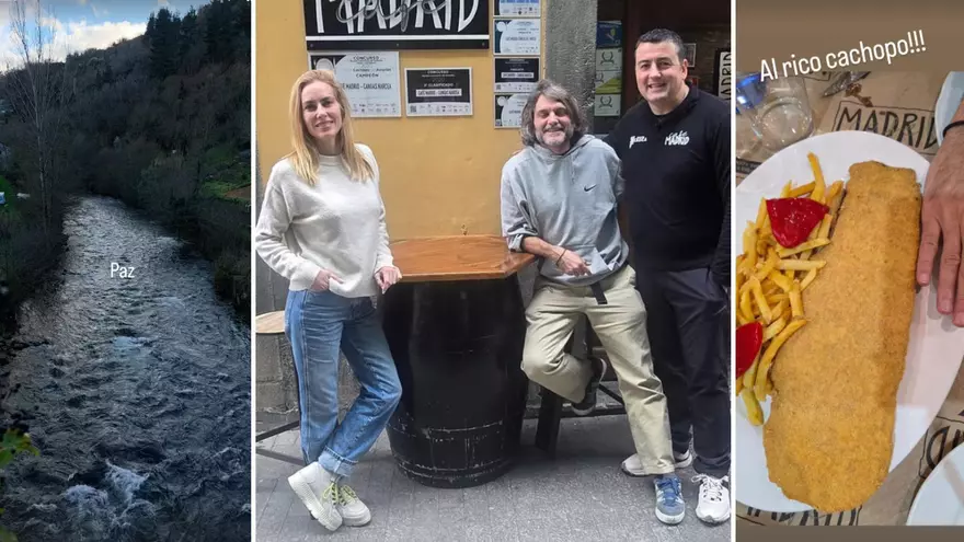 Kira Miró y Salva Reina, de plan romántico en Asturias: "días maravillosos" de "paz" y "rico cachopo"
