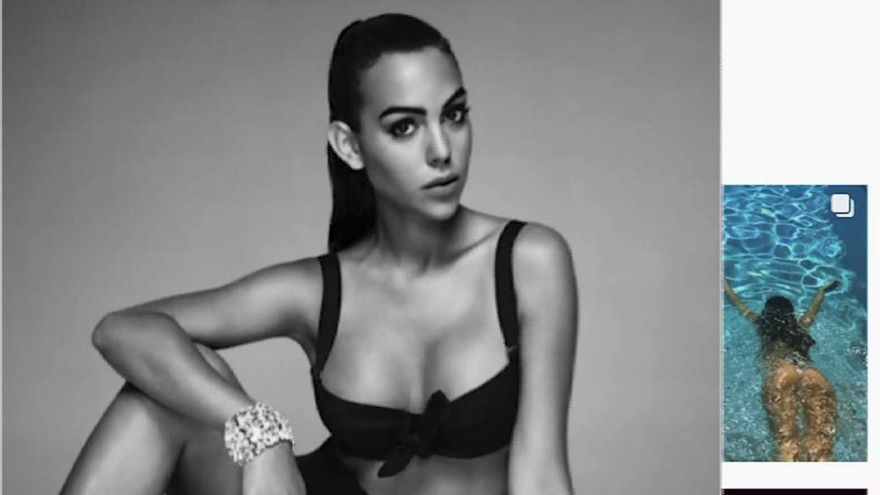 Georgina Rodríguez, novia de Ronaldo, debuta como modelo